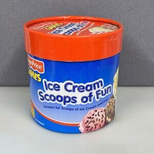 Fisher Price Games Ice Cream Scoops of Fun 2000 Vtg Preschool - No Instructions